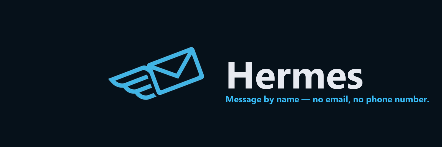 Hermes Twitter / X banner 1500×500